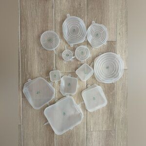 True nature silicone food storage lids